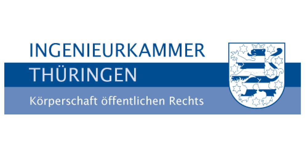 blaues Logo der Ingenieurkammer Thüringen